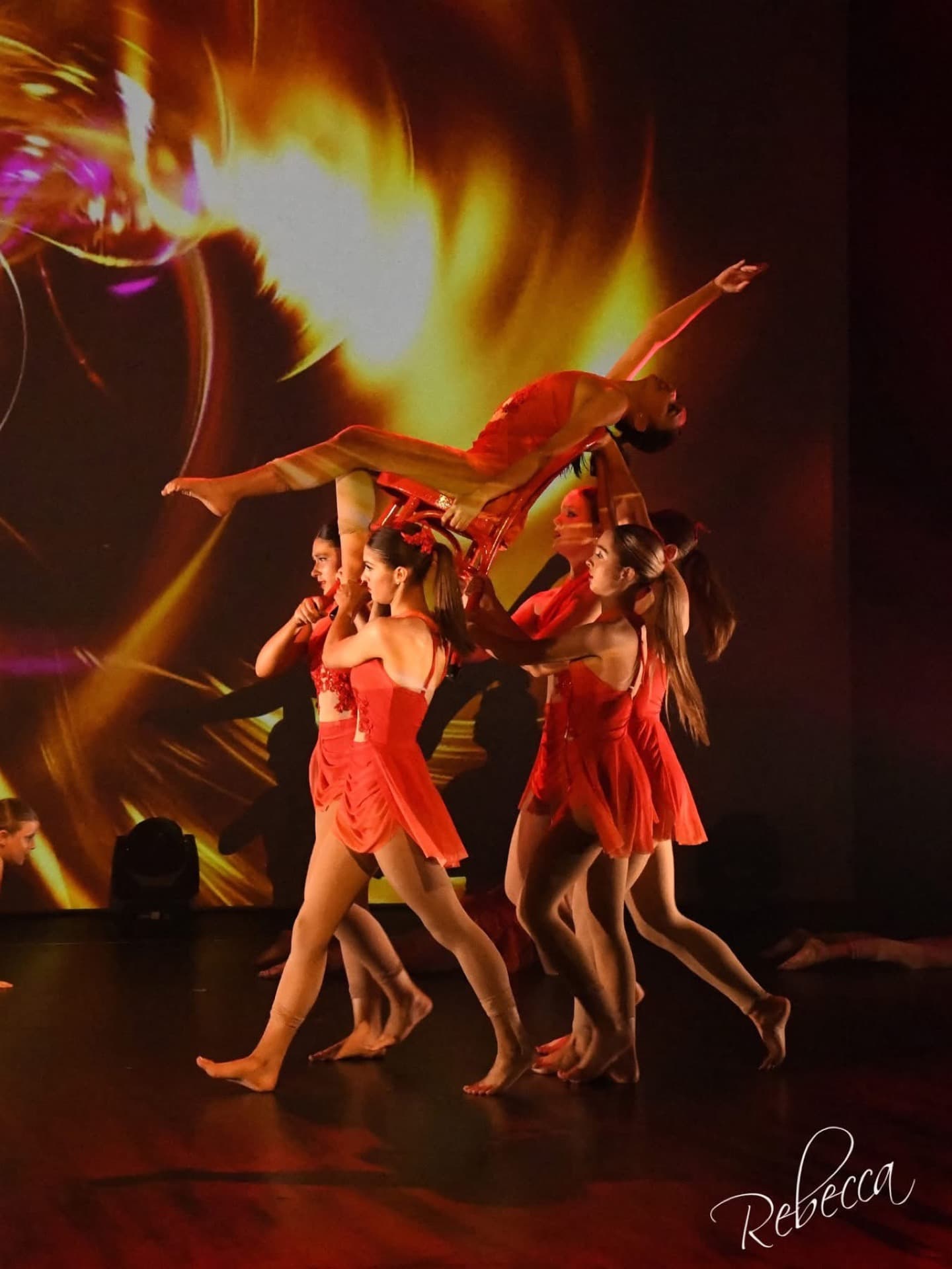 SDS Griffith dancers performing